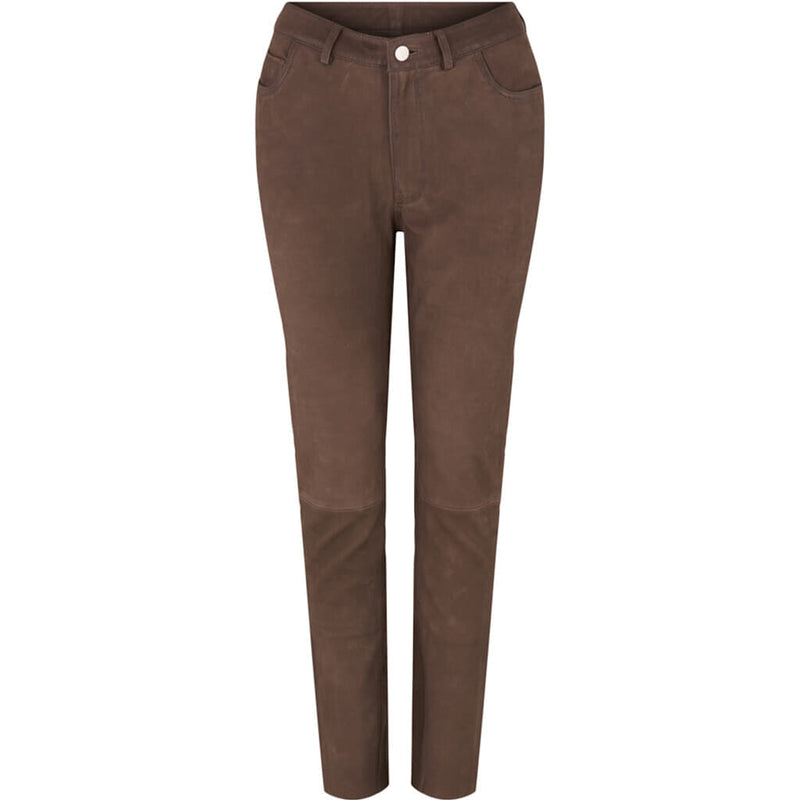 ONSTAGE COLLECTION Leather Pant Pant Brown Olive