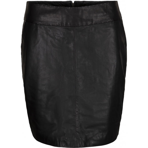 ONSTAGE COLLECTION Leather Skirt Skirt Black