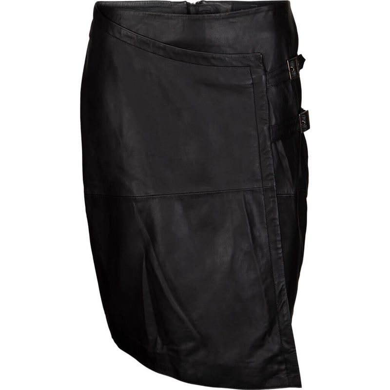 ONSTAGE COLLECTION Leather Skirt Skirt Black