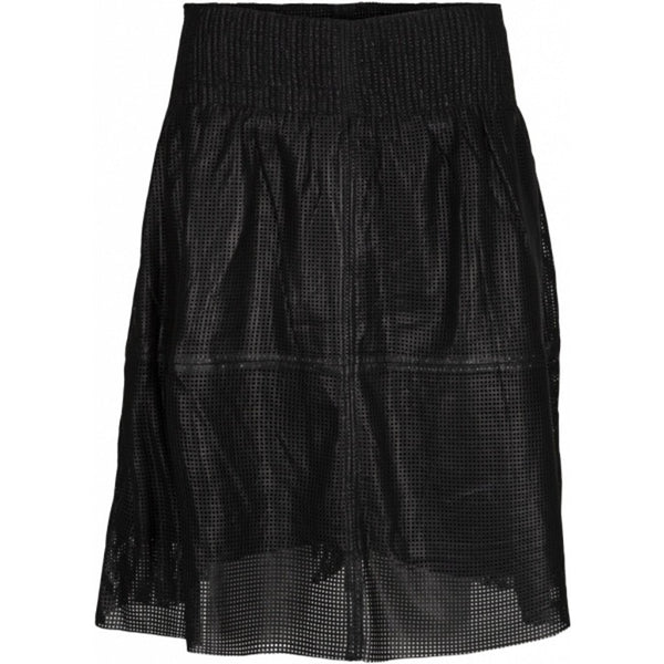 ONSTAGE COLLECTION Leather Skirt Skirt Black