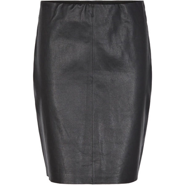 ONSTAGE COLLECTION Leather Skirt Skirt Black