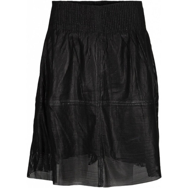 ONSTAGE COLLECTION Leather Skirt +25cm. lenght Skirt Black