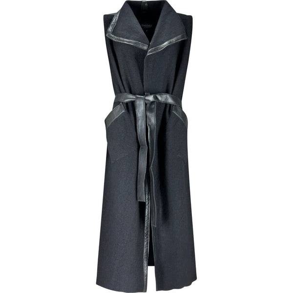 ONSTAGE COLLECTION Long Vest Coat Black