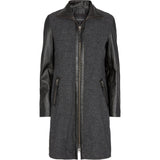 ONSTAGE COLLECTION Long Wool Coat Coat Grey/Black