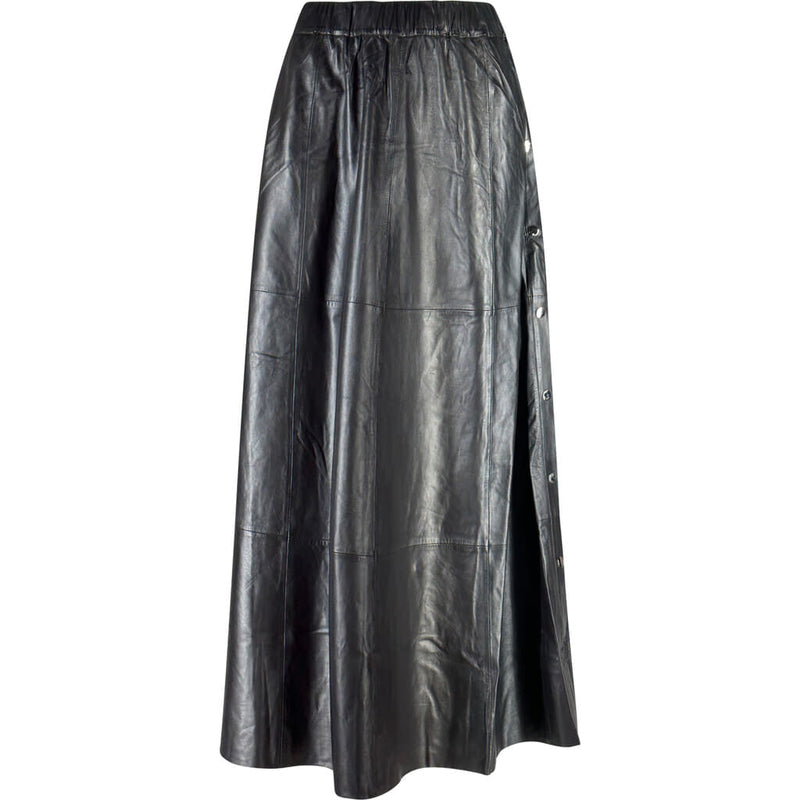 ONSTAGE COLLECTION Long skirt with buttons Skirt Black