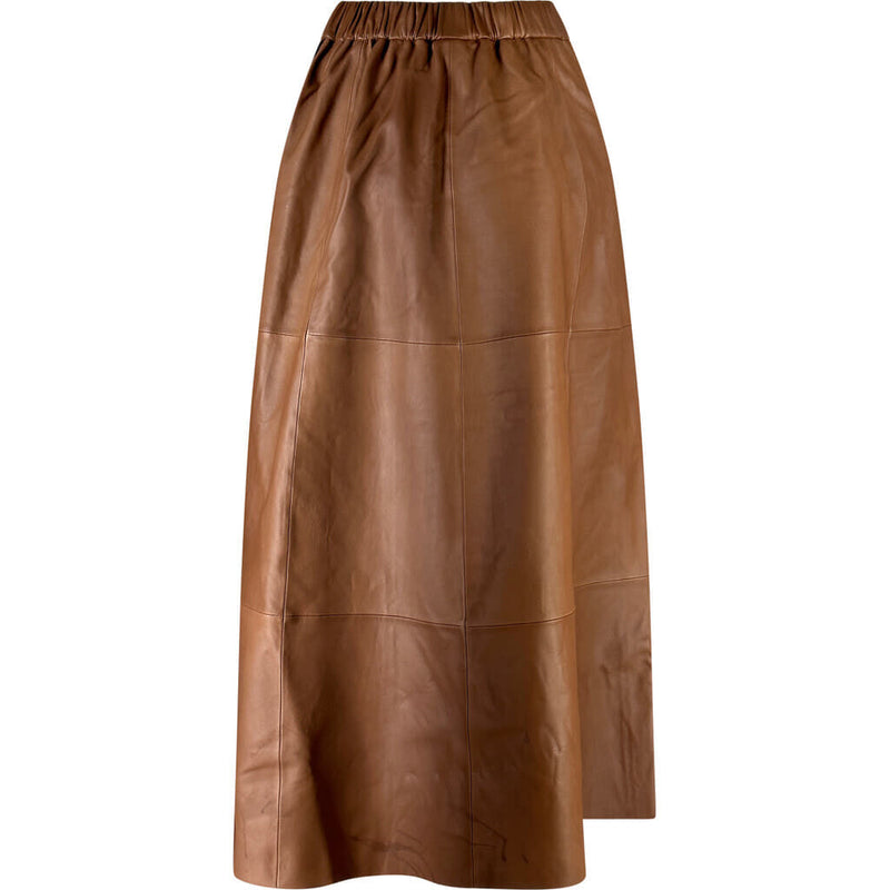 ONSTAGE COLLECTION Long skirt with buttons Skirt Marron Lamb Feather