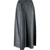 ONSTAGE COLLECTION Long skirt with gold buttons Skirt Black