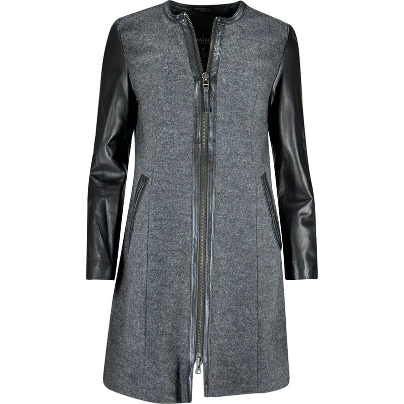 ONSTAGE COLLECTION Plain Coat Coat Grey/Black
