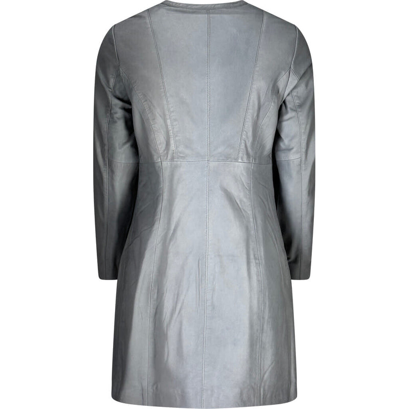 ONSTAGE COLLECTION Plain Coat With Zip Coat Grey