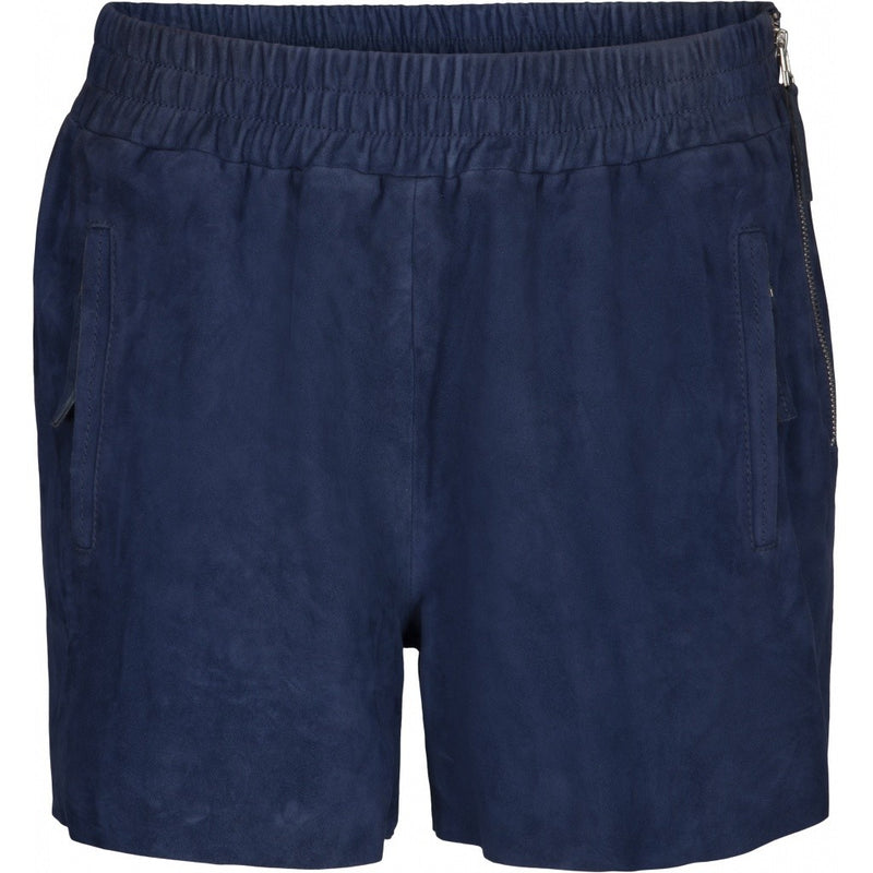 ONSTAGE COLLECTION Shorts goat suede Shorts Blue