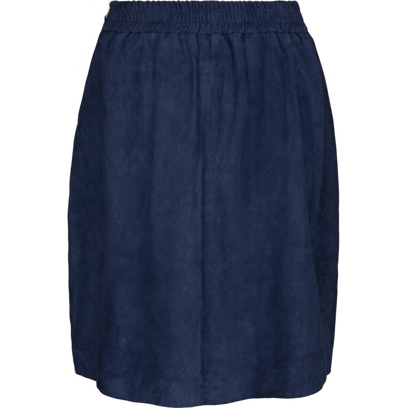 Skirt goat suede