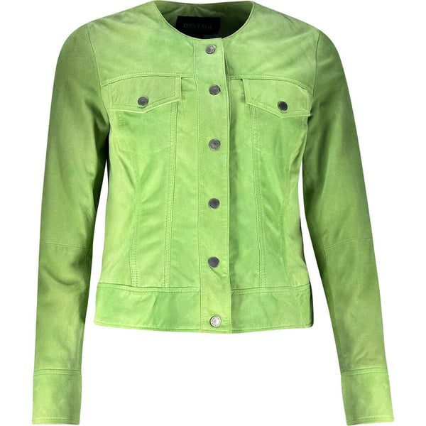ONSTAGE COLLECTION Suede Jacket Jacket Green
