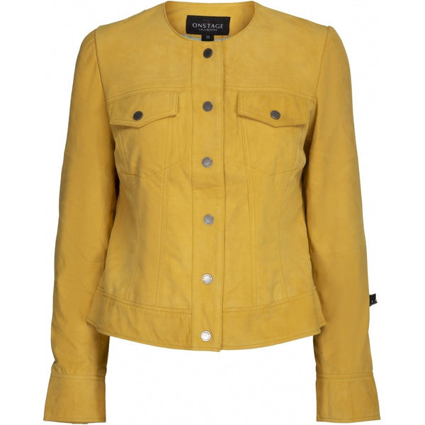 ONSTAGE COLLECTION Suede Jacket Jacket Sun yellow