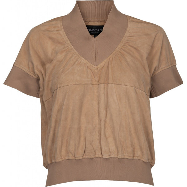 ONSTAGE COLLECTION Top suede Top Tostado