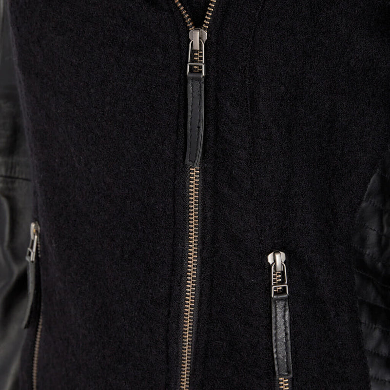 ONSTAGE COLLECTION Wool-leather jacket Jacket